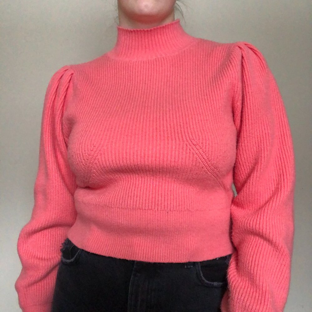 ASTR The Label Puff Sleeve Sweater